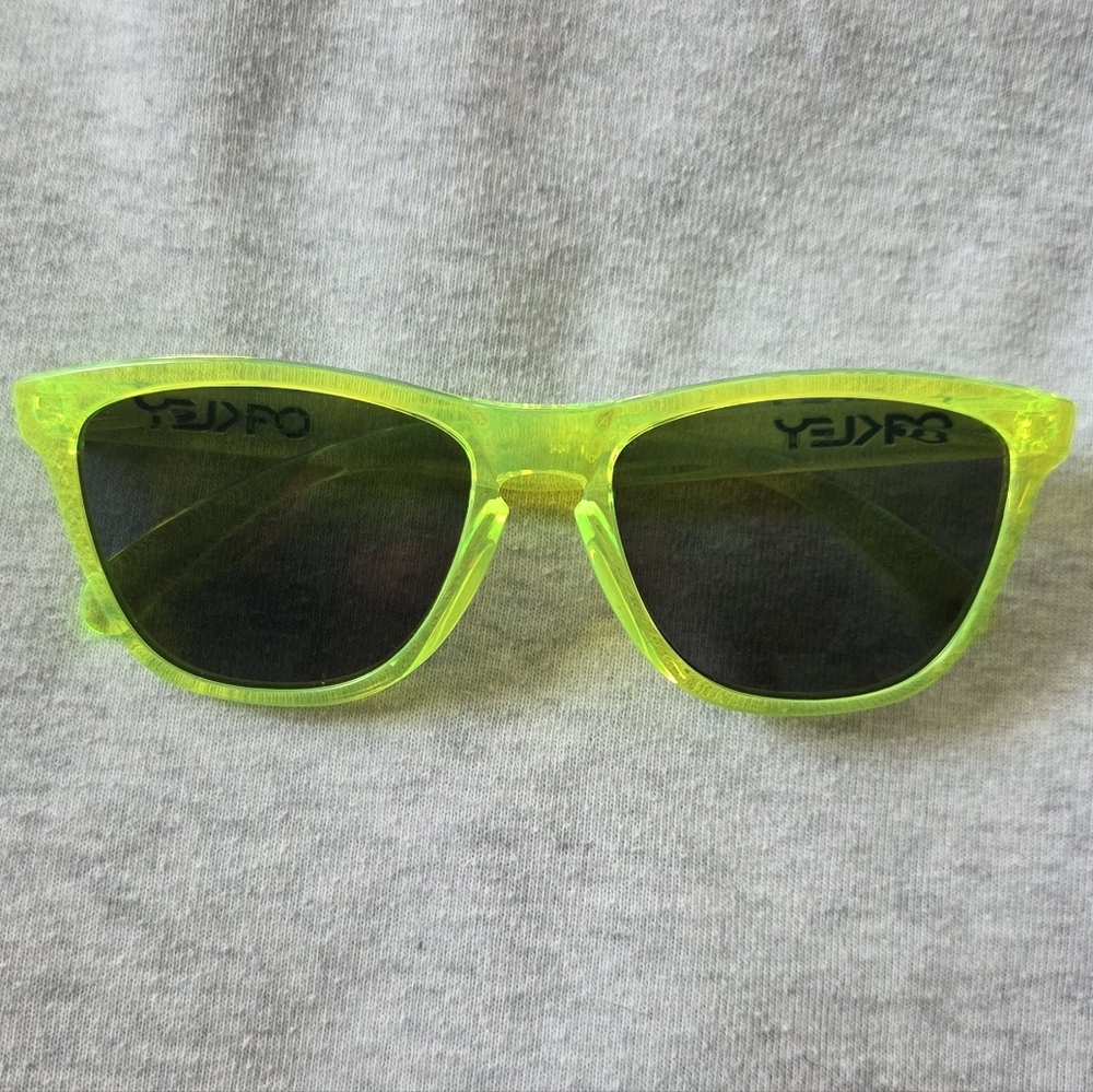 Oakley Neon Lime Green Sunglasses